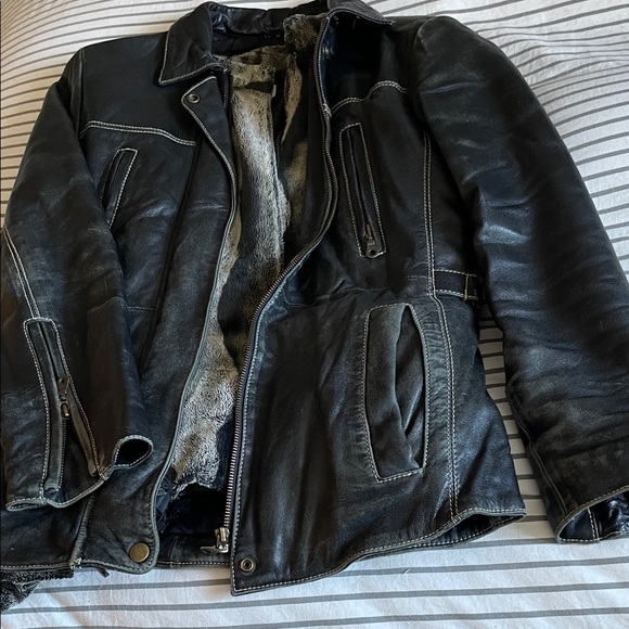 Other - S-M.  Black Genuine Leather Women’s  Jacket